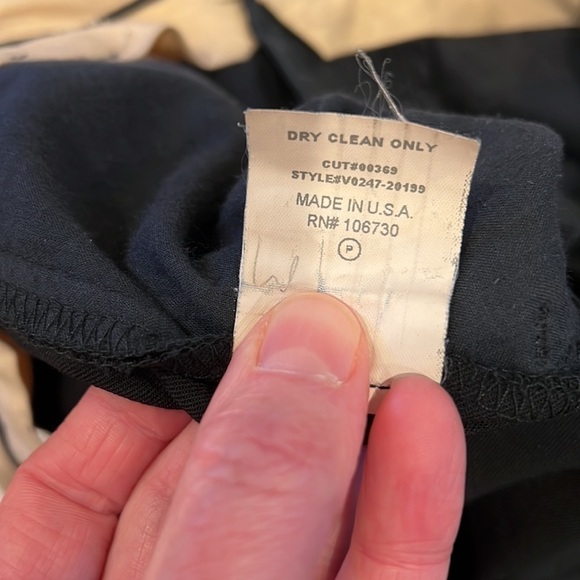 Vince Slim Straight Ankle wool Blend Black Pants Size 2 - Picture 8 of 9